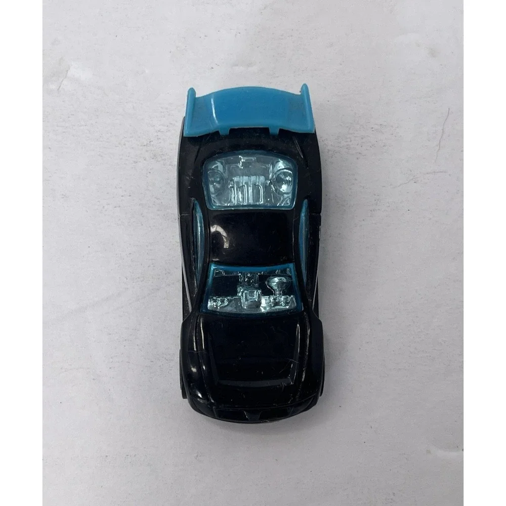 Hot Wheels Power Rage Hammer & Hoop Stunt 2008 1/64 Diecast Black‎ & Blue